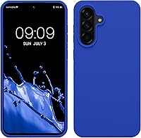 Vista 149 de kwmobile Funda compatible con Samsung Galaxy A52 / A52 5G / A52s 5G - Funda de Teléfono de Silicona TPU con Acabado Suave - Arrecife Azul