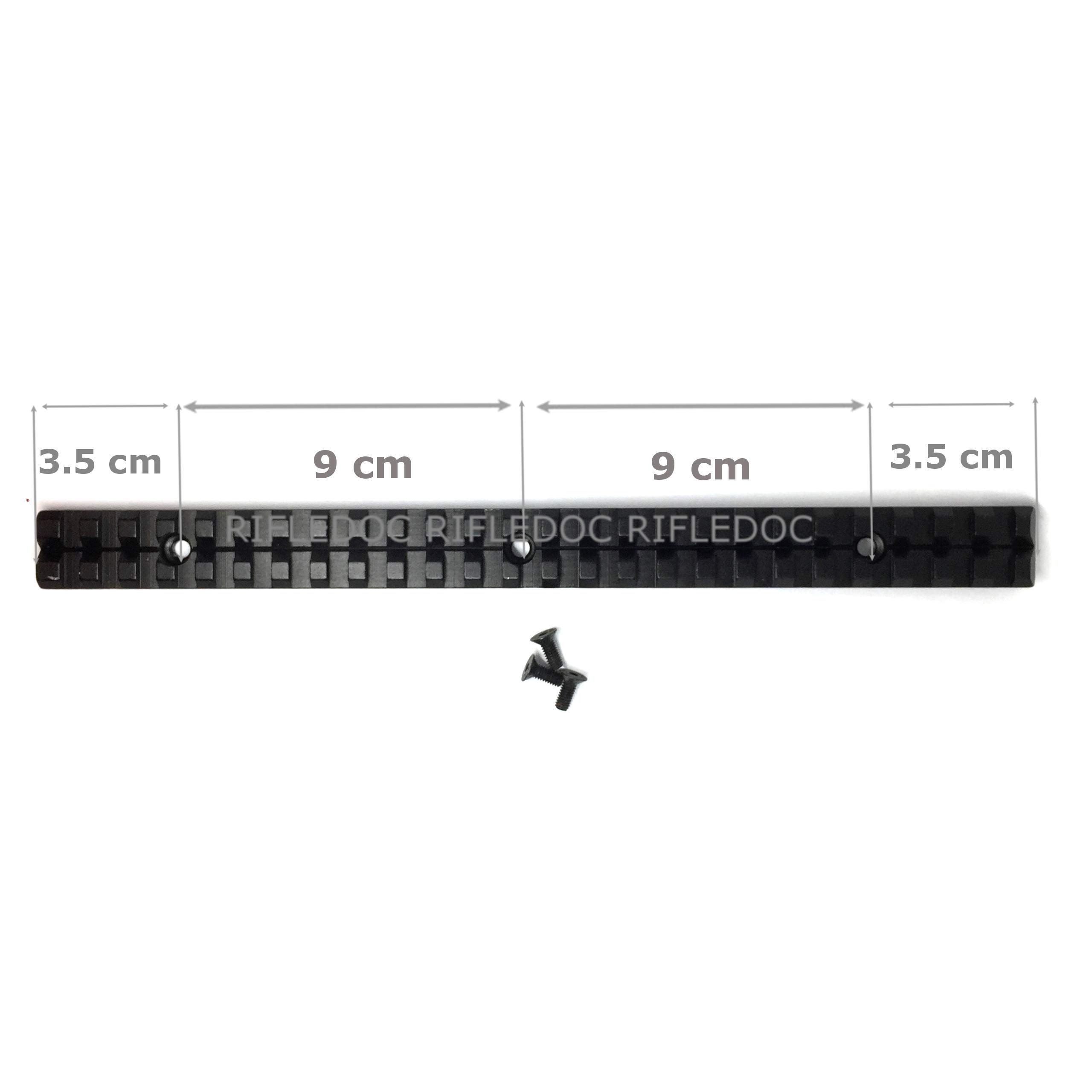 21 mm Picatinny/Weaver Schiene Weavermontage 25,5cm länge