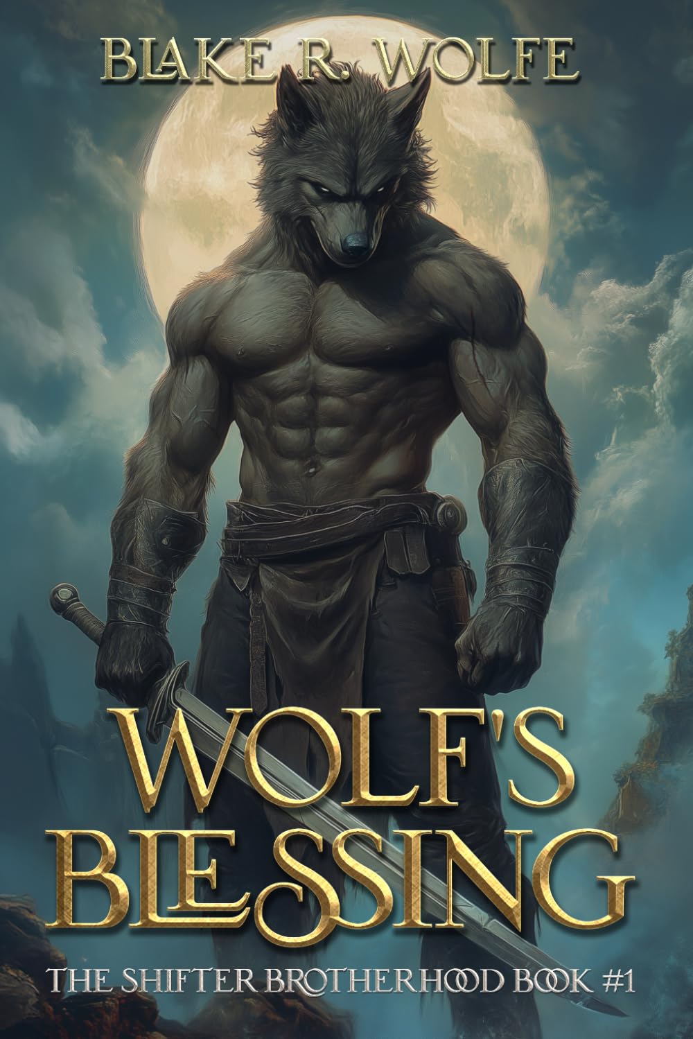 Wolf's Blessing: An M/M Standalone Werewolf Shifter Fantasy Romance (The Shifter Brotherhood)