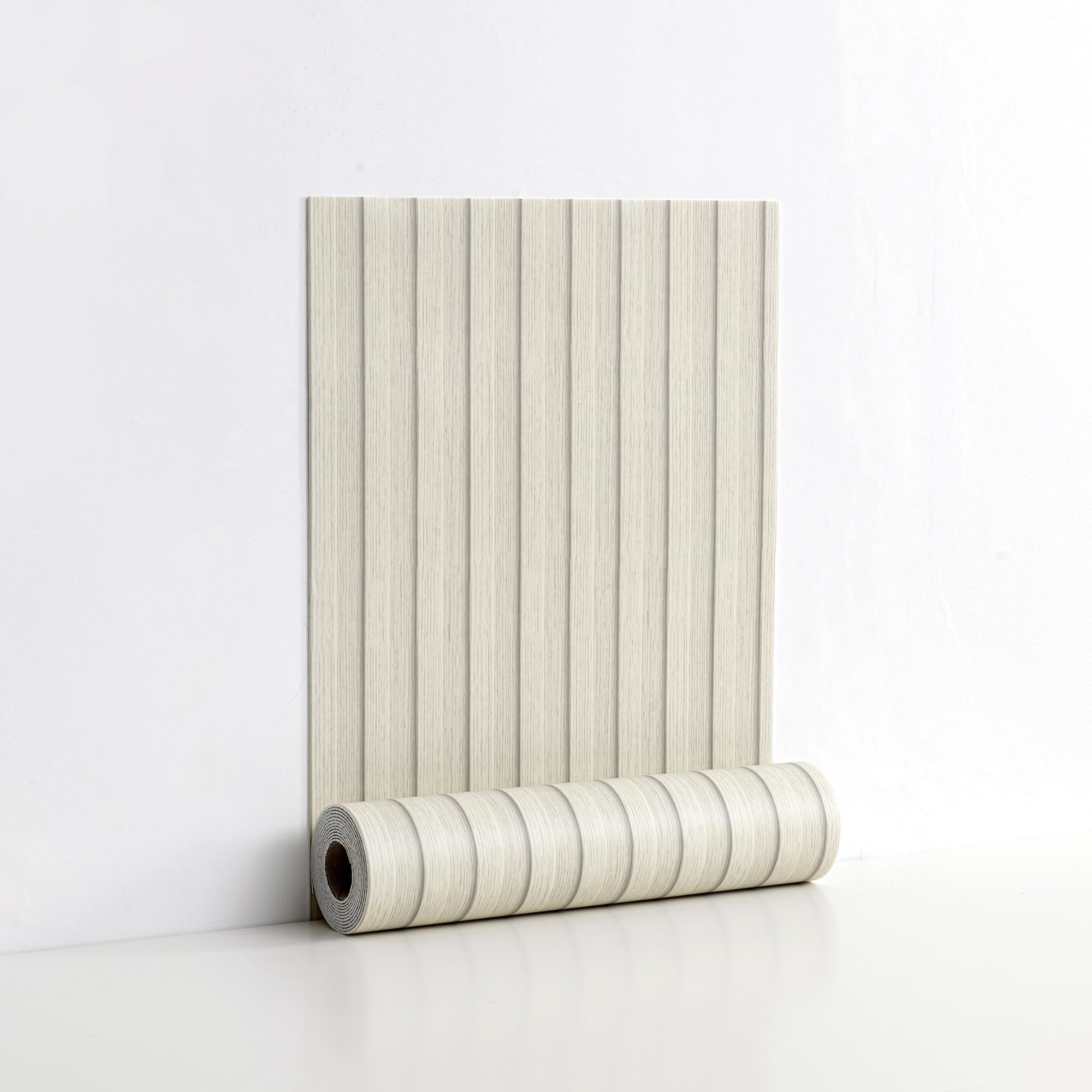 LVSHI Off-White Slat Wall Panels