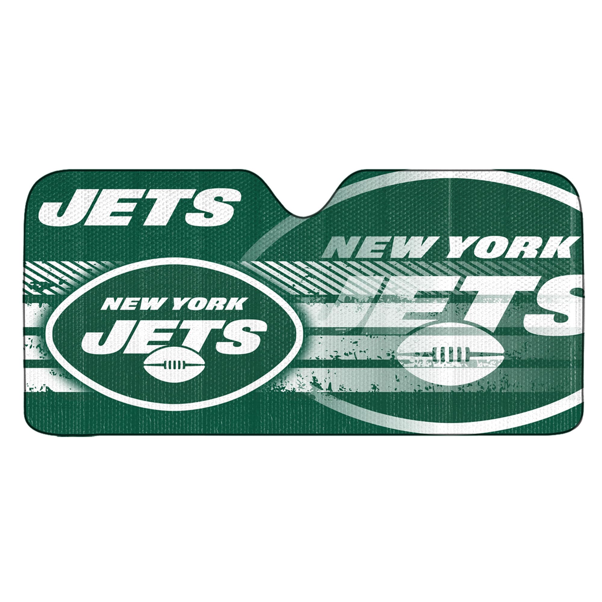 Fanmats NFL Windshield Sun Auto Shade, Sun Shield Sun Visor Accordion tri-fold for Storage 59" x 29.5", Colorful Team Design