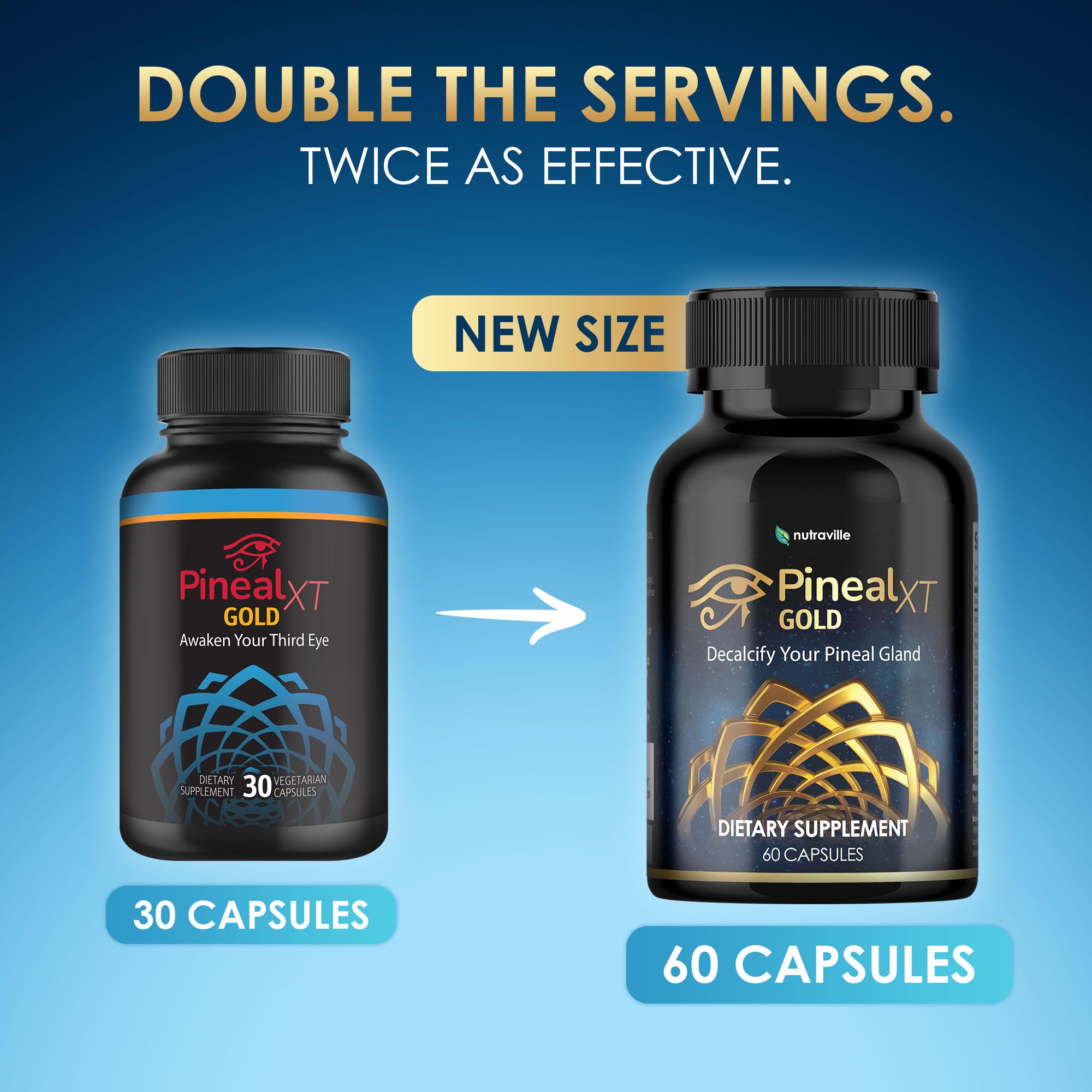 Pineal XT Gold Pineal Gland Supplement, Third Eye Awakening, 3 Pack — Amazon image 2