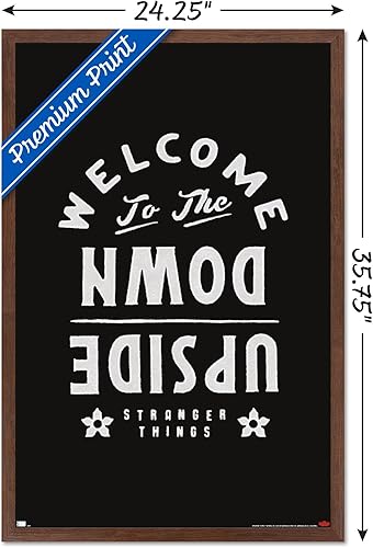 Miniatura 10 de Trends International Netflix Stranger Things Season 4 - Póster de pared de bienvenida al revés, 22.375 x 34 pulgadas, versión premium sin marco