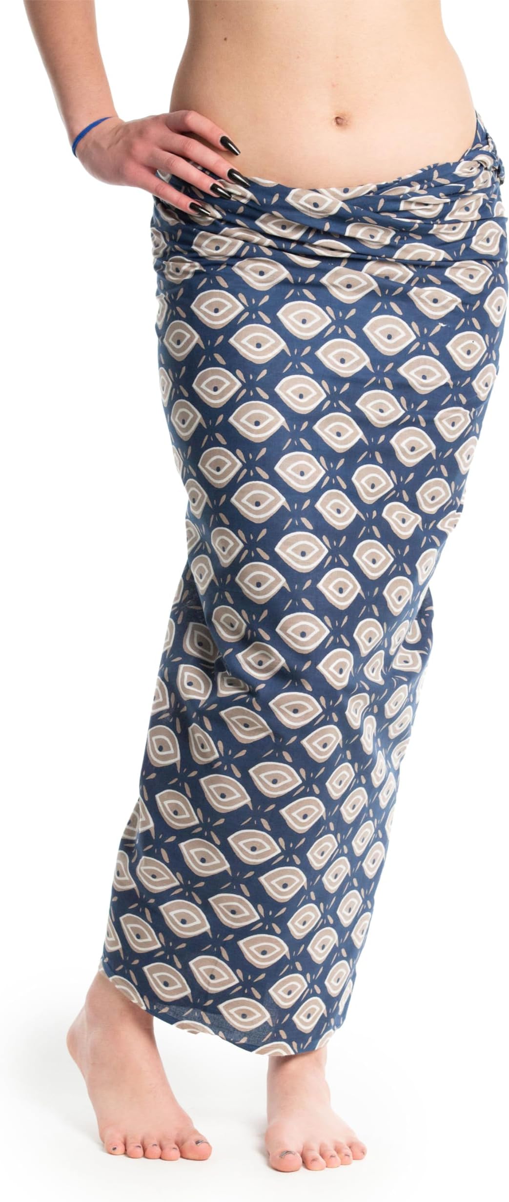 Unisex Sarong Skirt from India, traditionally Hand-Printed - Many Different Designs