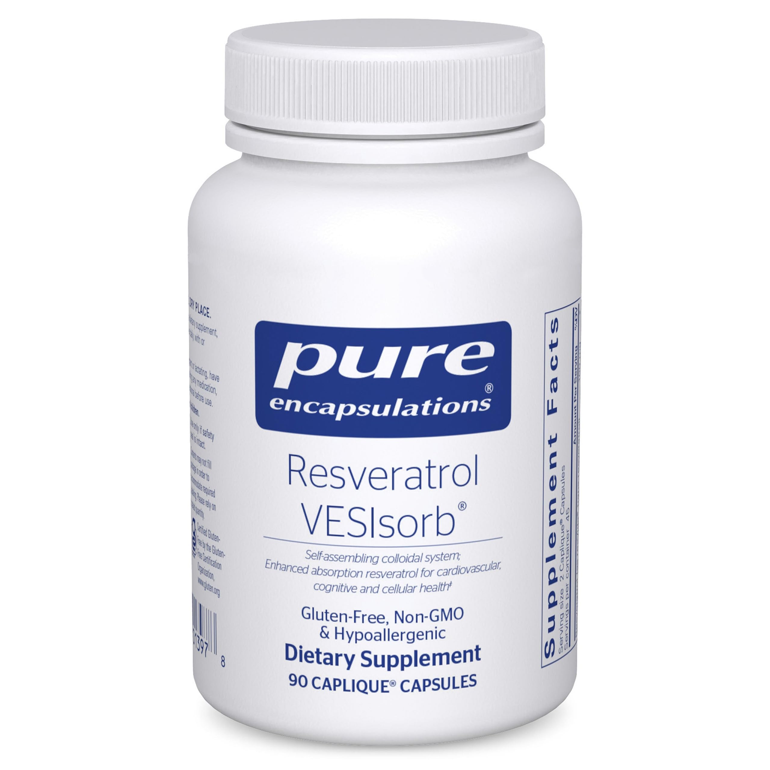 Pure Encapsulations Resveratrol VES-Sorb, 90 Capsules 90 Count (Pack of 1)