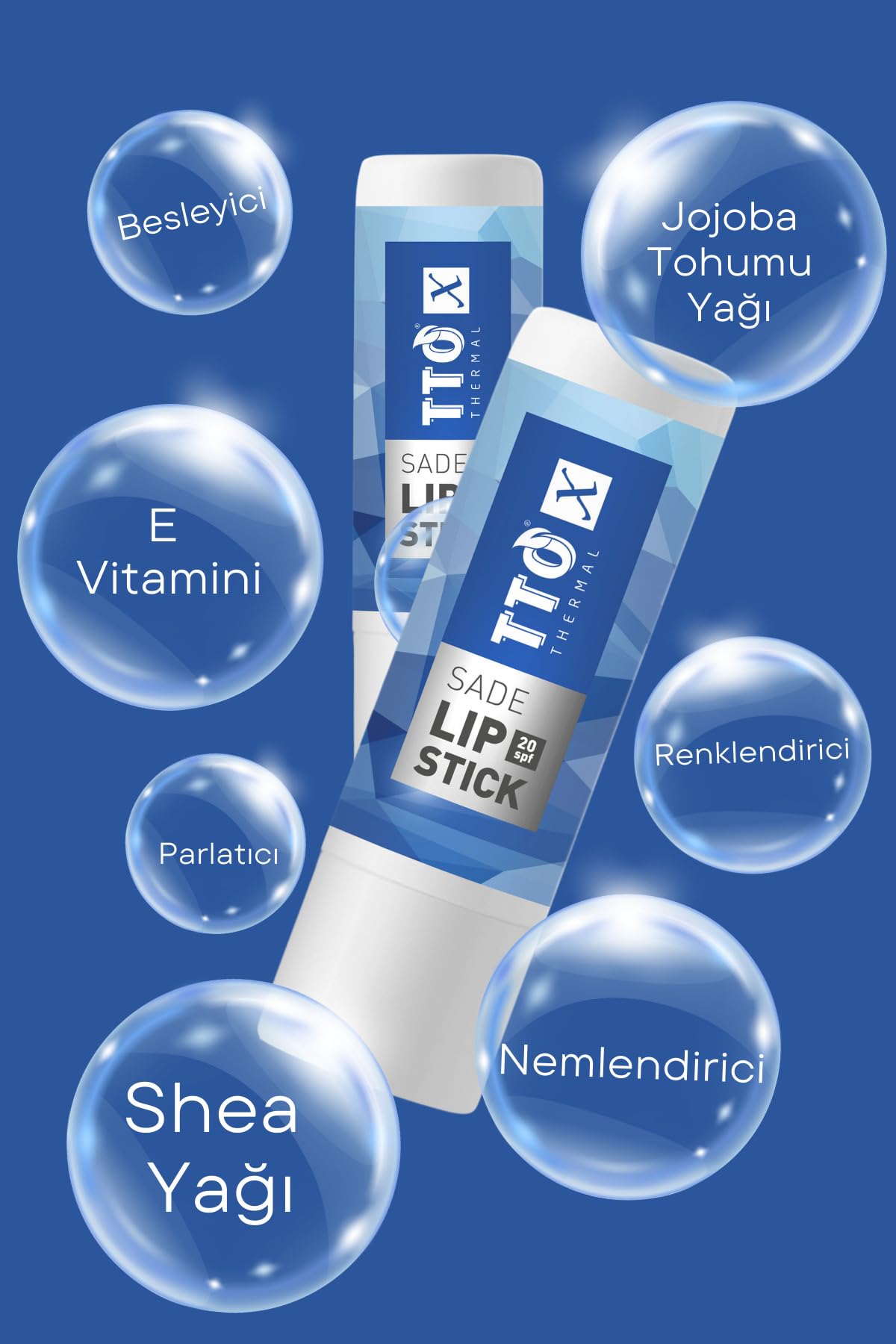 TTO X 20 Spf Korumalı Sade Lipstick