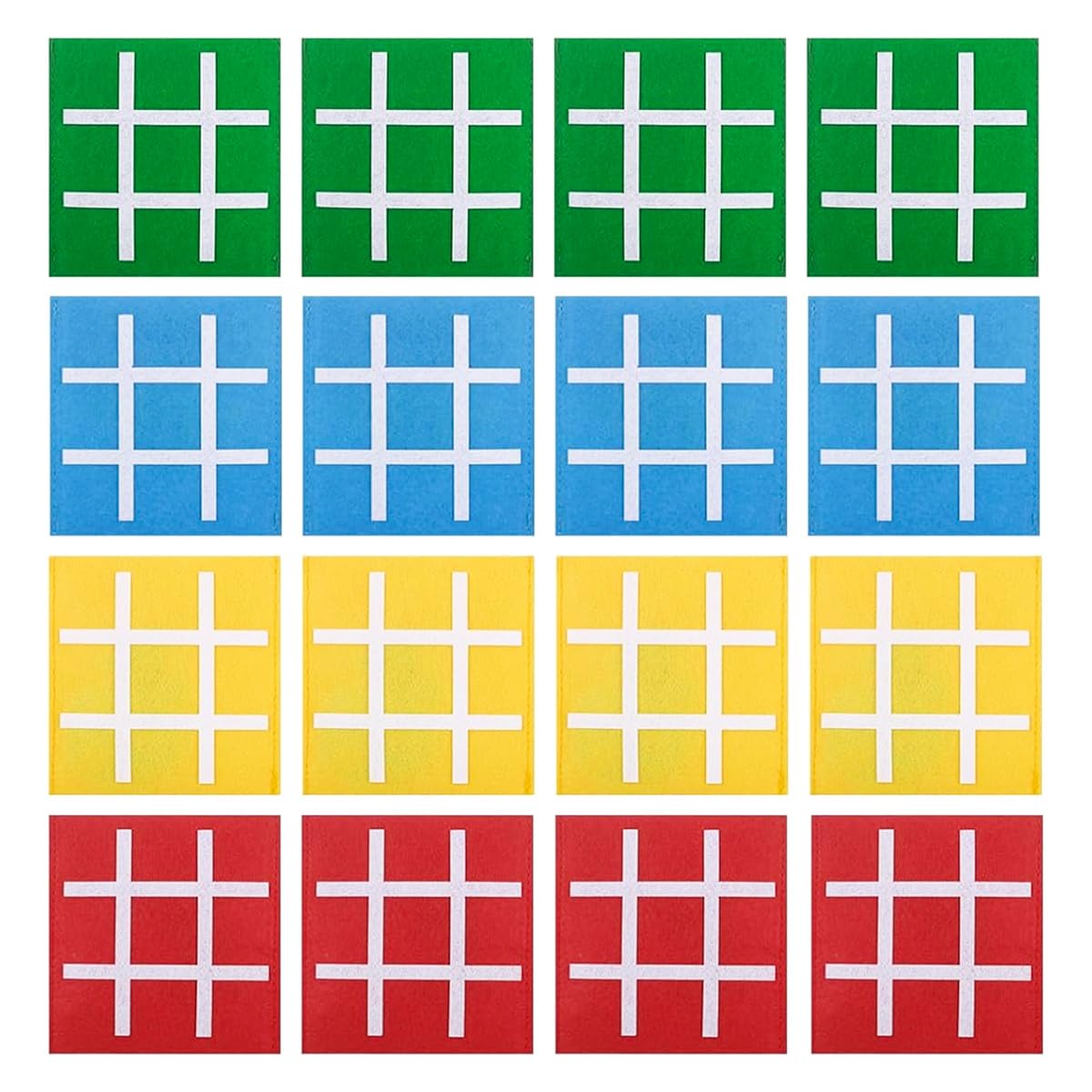 WANGCL 16 sztuk Tic Tac Toe Game, kolorowa gra Tic Tac Town, torba na przyjęcie urodzinowe dla dzieci, zabawka edukacyjna, odpowiednia na urodziny, dzień dziecka, do domu, szkoły, na imprezę