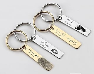sushirama keys Customized Keychain, Actual Handwriting Keychain, Personalized Signature Keychain, Handwritten Keychain, In Memory of Gift, Loss Gift-picture-12