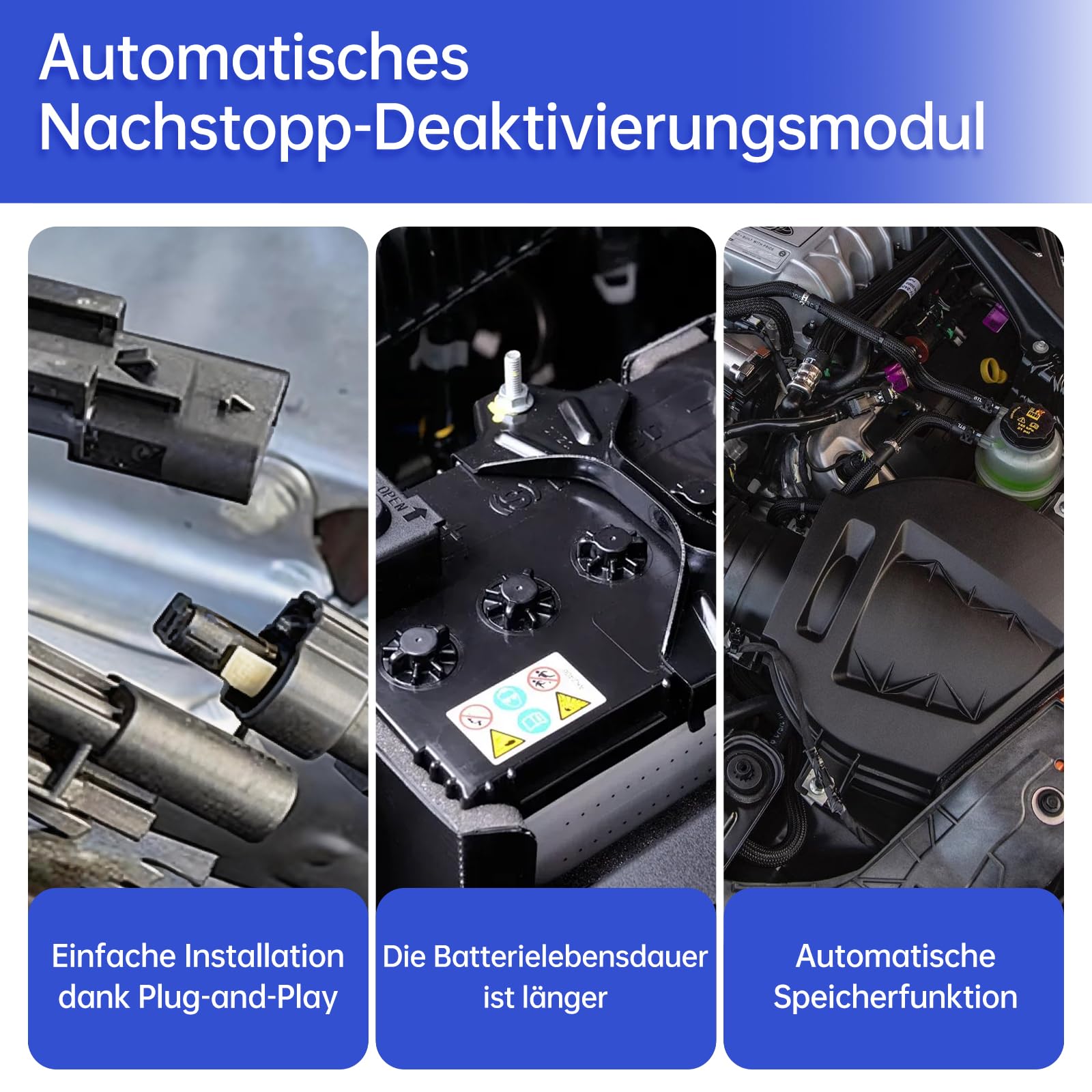 Start-Stop Deaktivierung Kabel | Plug & Play ohne Programmierung, kompatibel mit Opel Astra K (2019-2021) und Mokka X (2019-2020)