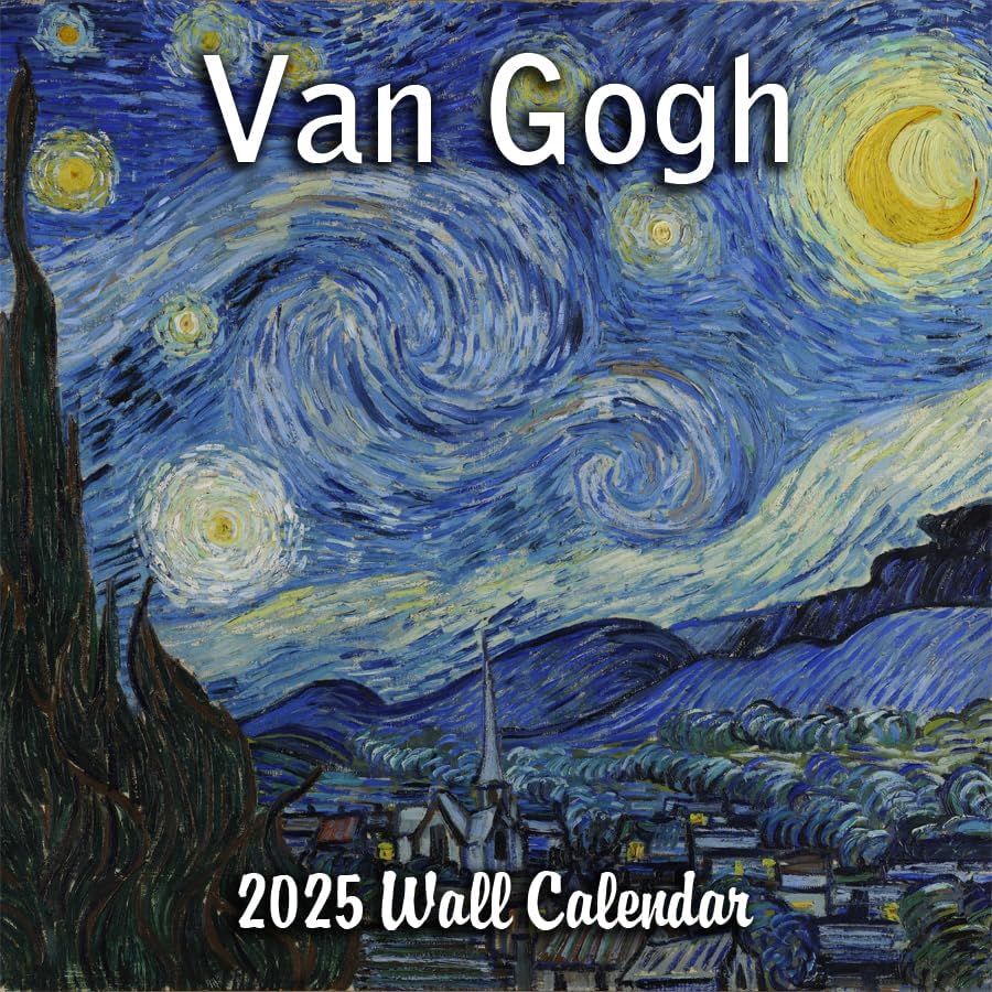Willow Creek Press Van Gogh Monthly 2025 Wall Calendar (12