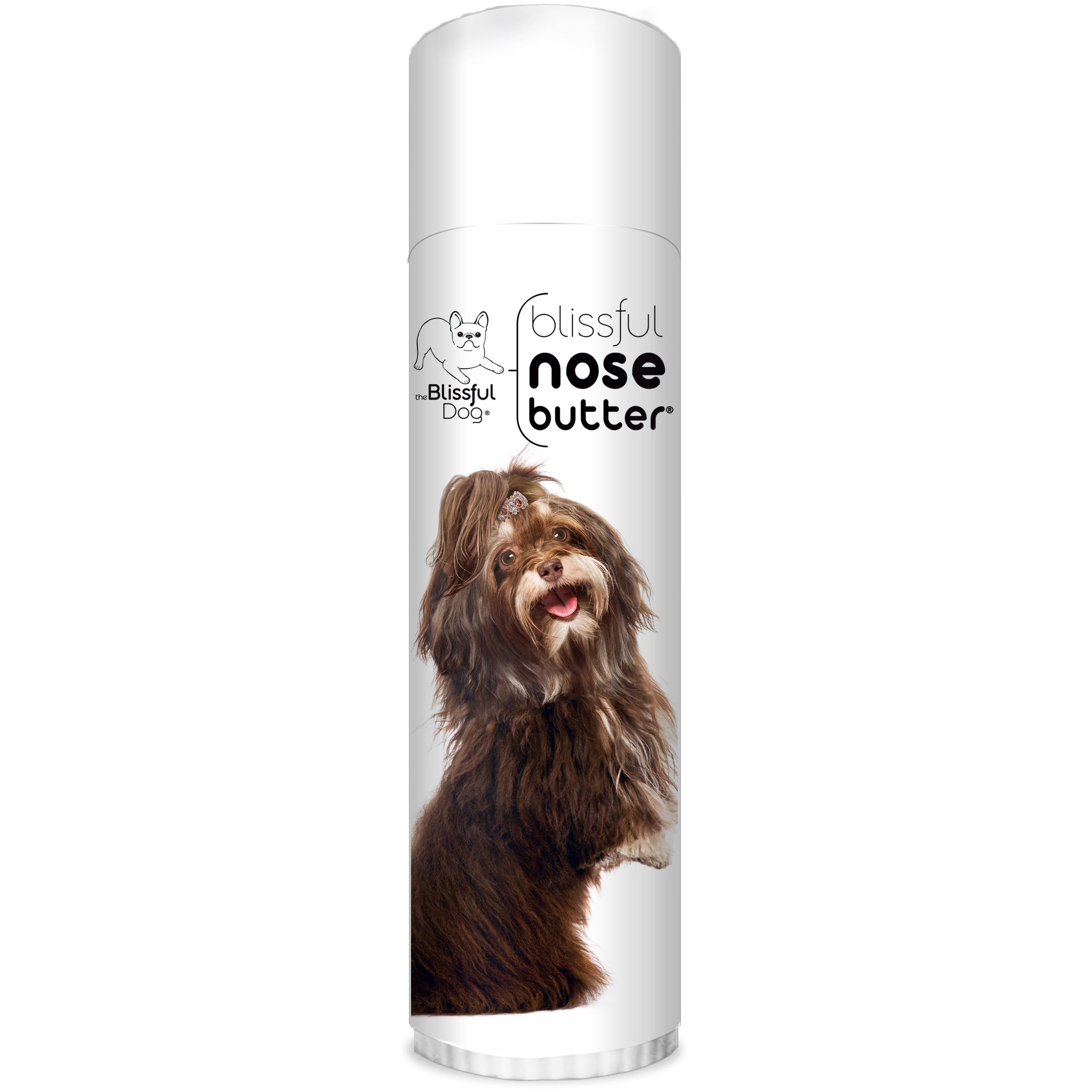 The Blissful Dog Havanese Nose Butter for Dry, Cracked Skin, Lick-Safe Dog Nose Balm with Moisturizing Shea Butter, Almond, Olive, and Essential Oils, Pet Supplies, Uncented, 0.50 oz.