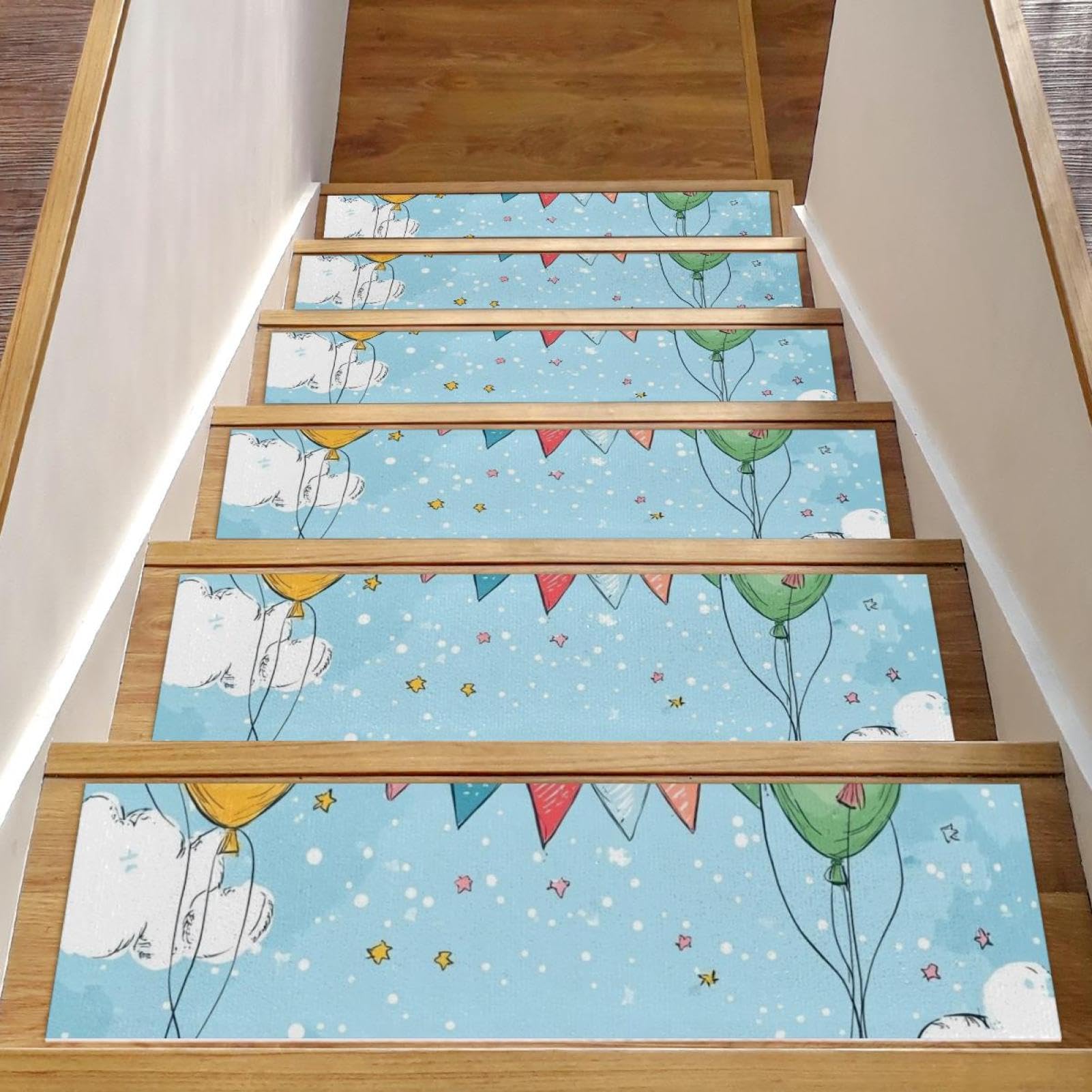 Alfombra antideslizante para fiestas infantiles en casa, tapetes protectores de madera