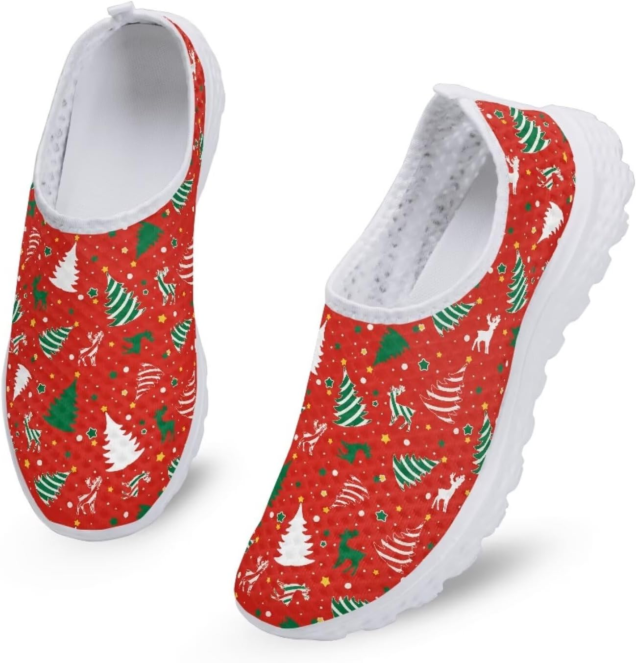 KEIAHUAN Womens Running Shoes Fashion Breathable Knit Casual Walking Sneaker Lightweight Comfortable Running Shoes