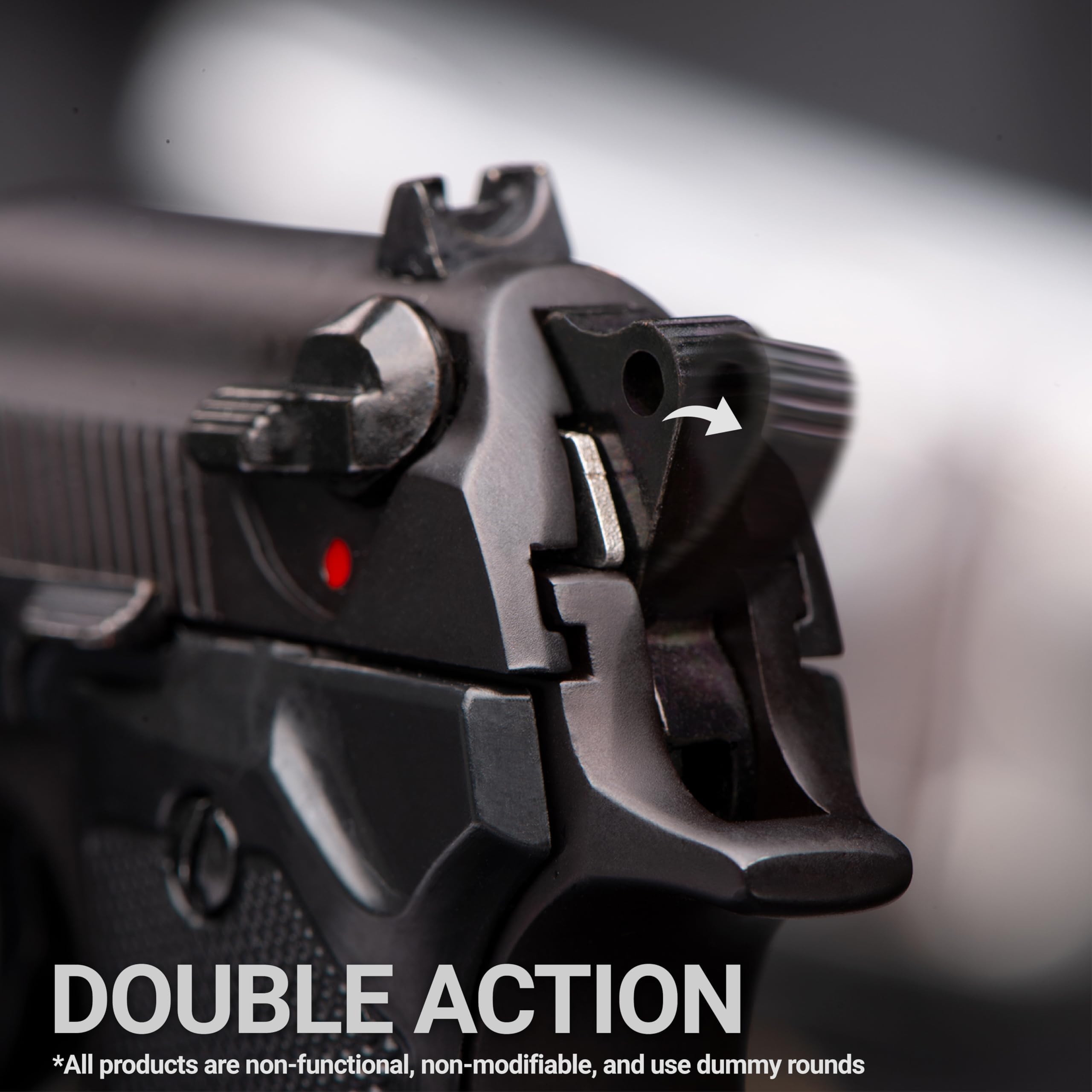 Miniature M92A1 Model Kit 1:2.05 Scale - Metal Build Model Set for Desktop Display for Model Enthusiasts & Collectors - No Shooting Function (Black)