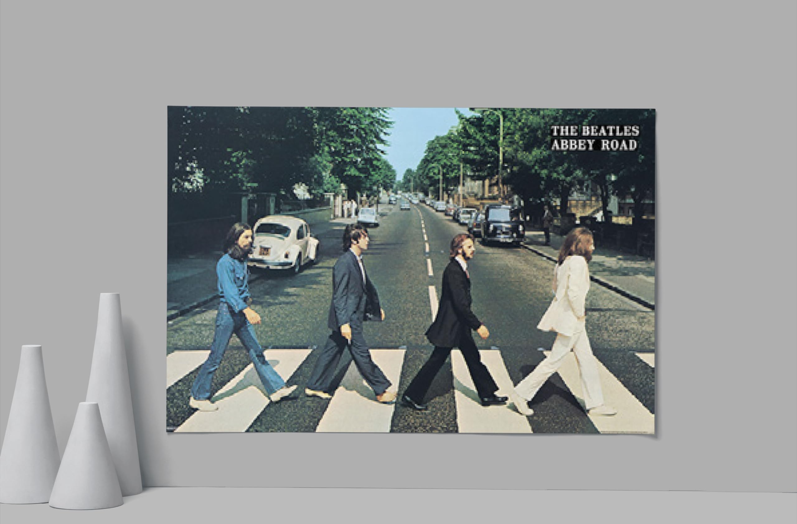 Amazon.com: Pyramid America The Beatles in The Abbey Road Poster