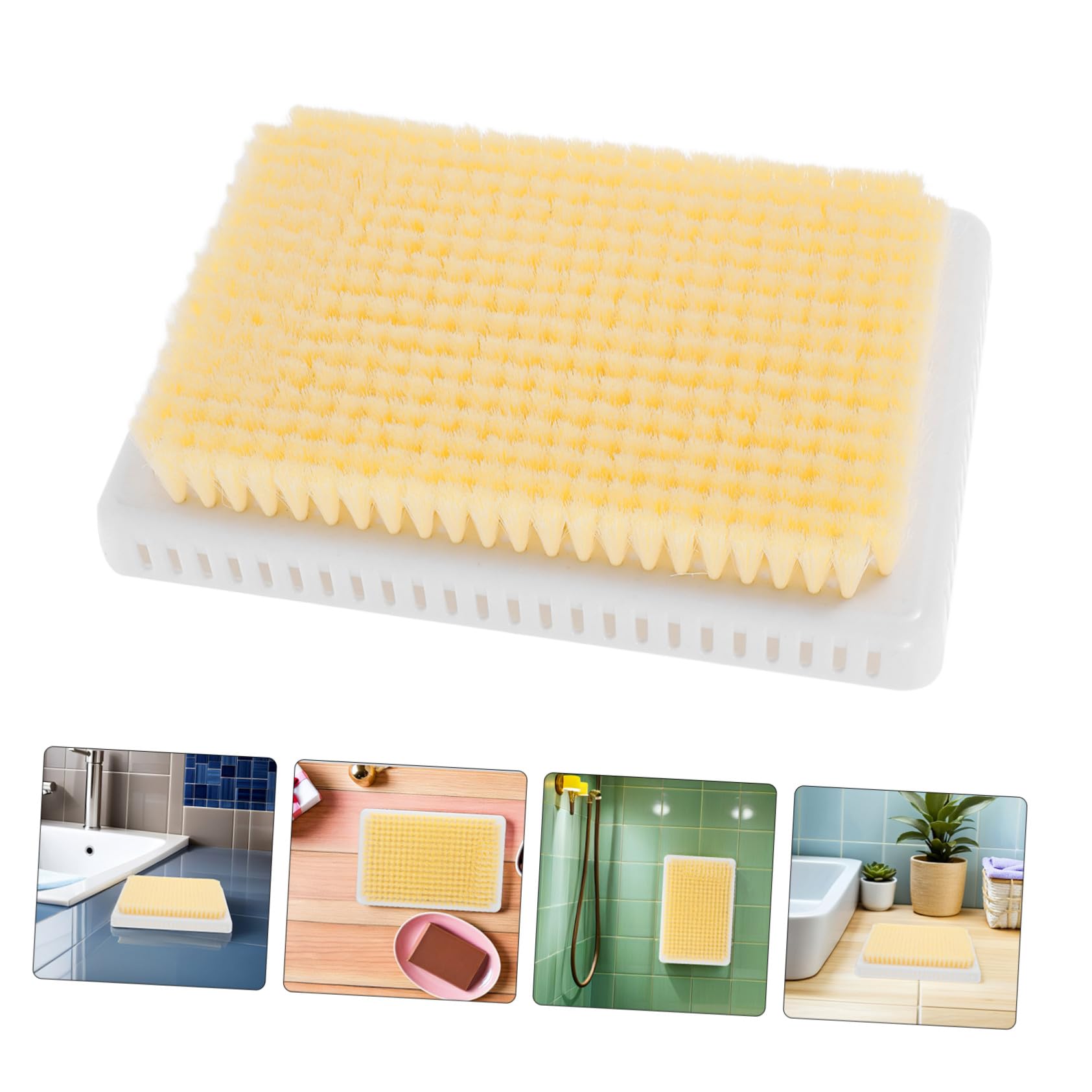 Healeved 2 Szt. Szt Montowany Ścianie Peelingujący Pad Do Pleców z Miękkim Włosiem Mocne Wsparcie Ściany bez Użycia Rąk Masażer Do Kąpieli dla Kobiet i Mężczyzn