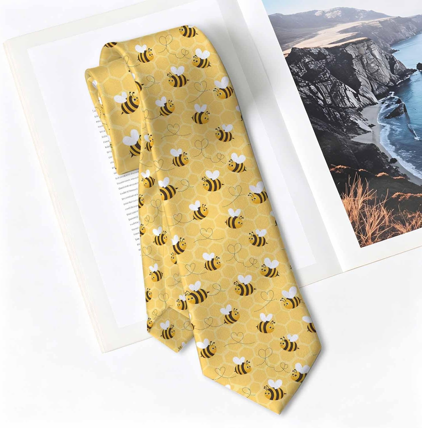 Neckties for Men Christian Cross Christmas Blue Men's Ties for Church Worship Wedding Formal