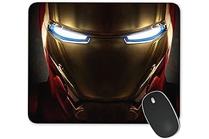 Rectangular Non-Slip Marvel Mouse Pad: Iron Man