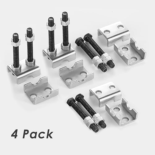 Miniatura 6 de Tissting 4 mini compresores de resorte helicoidal ajustables de 2 vías, herramienta de acero al carbono para suspensión de automóvil, ajuste de