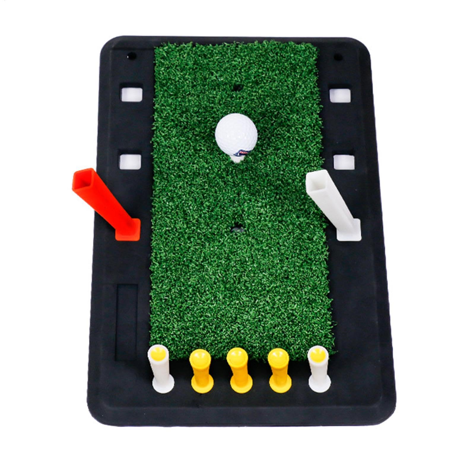 Mata do huśtawki do ćwiczeń golfowych, mata do huśtawki do ćwiczeń | Gumowa mata chroniąca przed odpryskami Antypoślizgowy, przenośny, mały sprzęt do gry w go