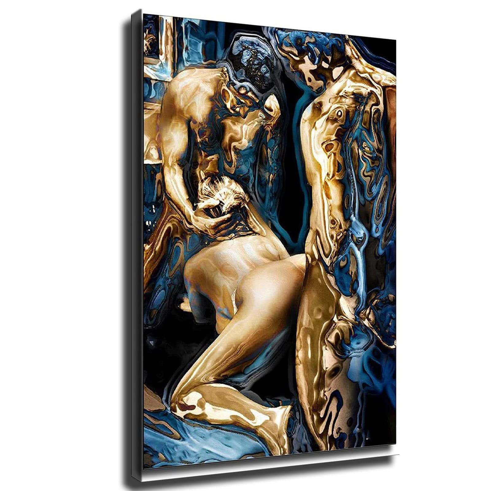 Sexy Abstract Naked Men and Women Passion Poster Naked Truth Women Sex Nudie Sexy Boobsgirl Uncensored Hot Girl Posters for Room Aesthetic 0 (16×24inch-No Framed)
