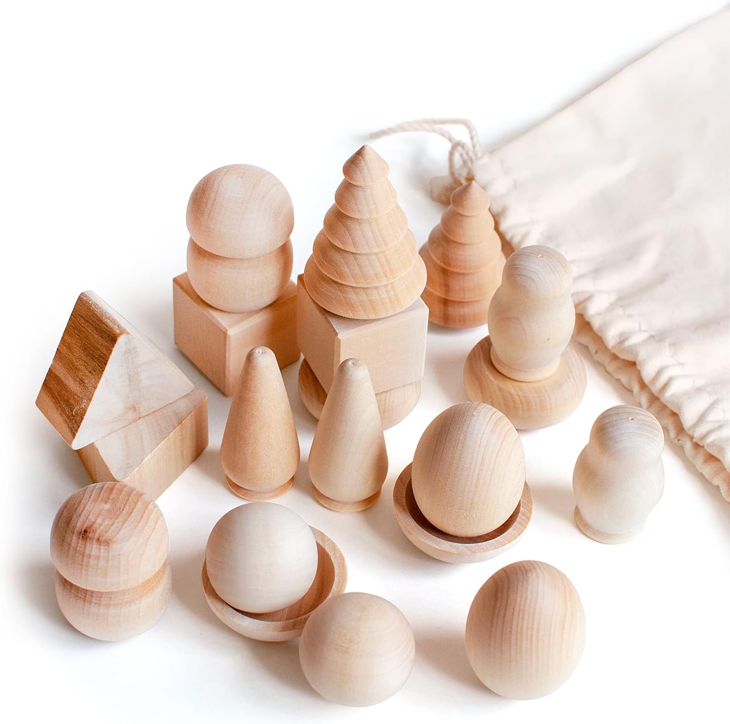 30 Holzwürfel Blanko, 3x3 Cm – Natürliches Kiefernholz Zum Basteln, Bemalen & Dekorieren