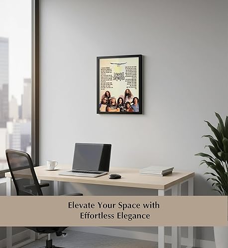 Miniatura 8 de Free Bird Lynyrd Skynyrd - Póster de letras de canciones retro, decoración clásica de los años 70 para el hogar, oficina, estudio o sala de música