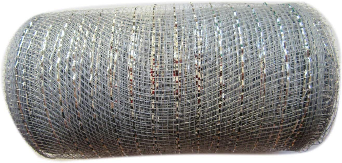 6 Zoll x 10 Yards Metallic Deco Poly Mesh Band-U PICK