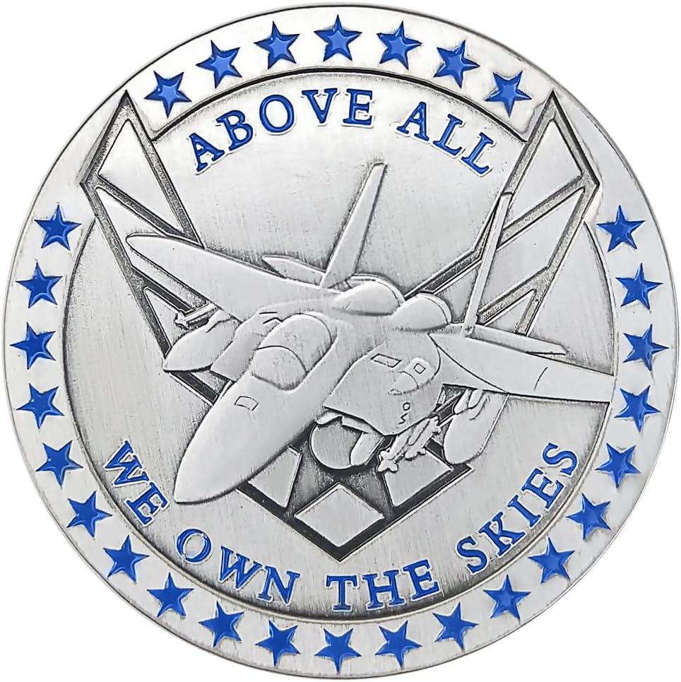 BHealthLife 空軍軍 チャレンジコイン 退役軍人エアマンへのギフト フラッシュライト等タクティカルグッズ