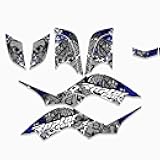 for Yamaha RAPTOR 660 YFM660 YFM ATV 2001-2005 ATV Full Fairing Decal Sticker Graphics Background Kits Decoration