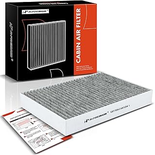 A-Premium Cabin Air Filter with Activated Carbon Compatible with Nissan Vehicles - Rogue (2014-2020), Rogue Sport (2017-2022), Qashqai (2017-2022) - Replace# 27277-4BU0A