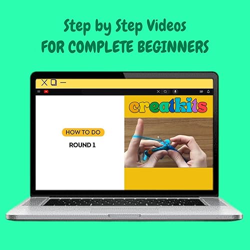 Miniatura 6 de Kit de ganchillo para principiantes, rana, kit de animales de ganchillo con video paso a paso, juego completo de manualidades para adultos y niños,