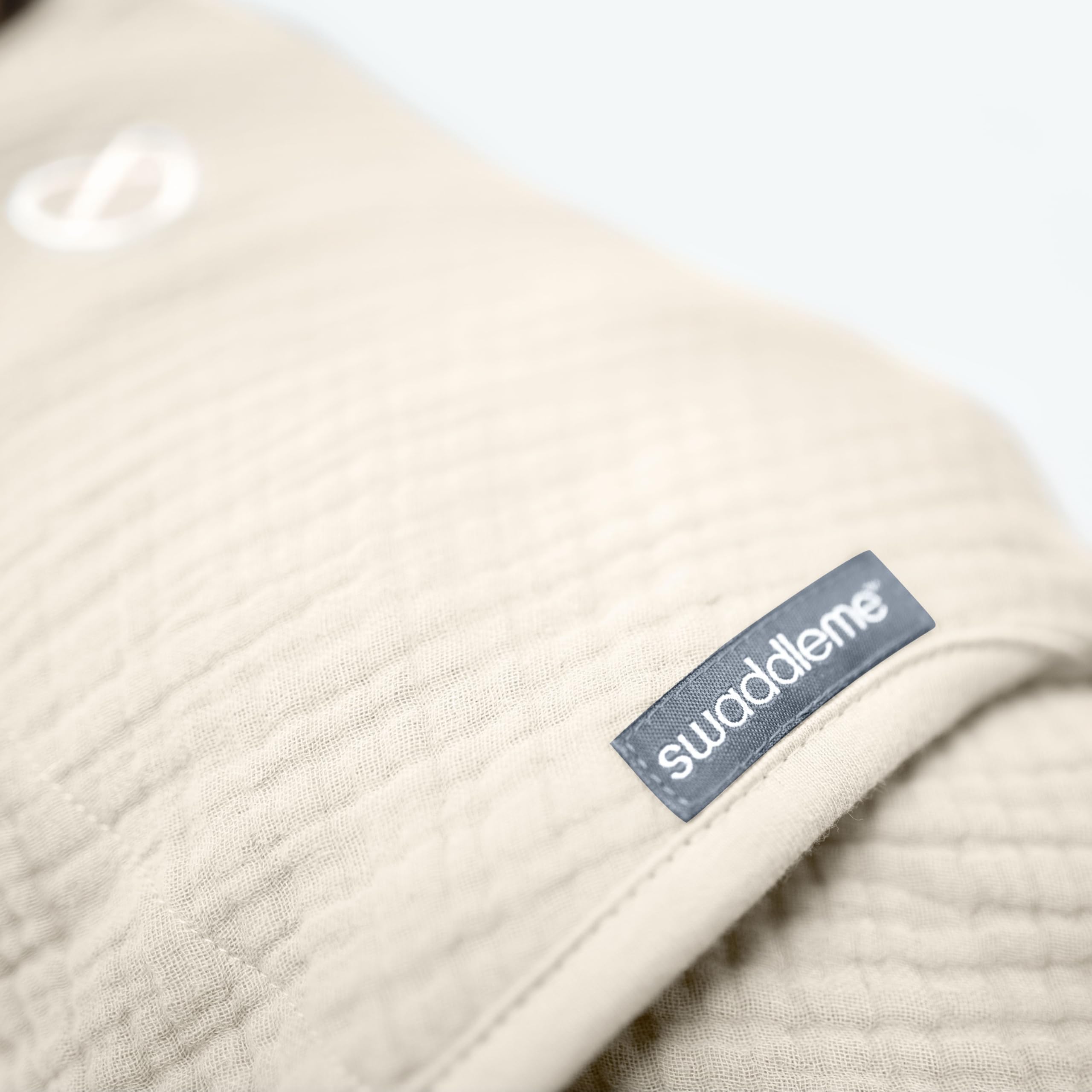 Ingenuity SwaddleMe Original Muslin Baby Swaddle, 100% Cotton, Improves Sleep & Calms Startle Reflex, 0-3 Months, 1.0 TOG - Image 3