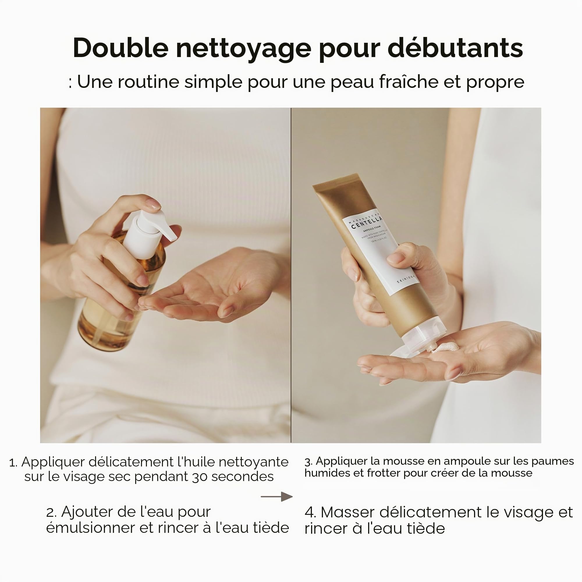 MADAGASCAR CENTELLA DOUBLE CLEANSING DUO SKIN 1004