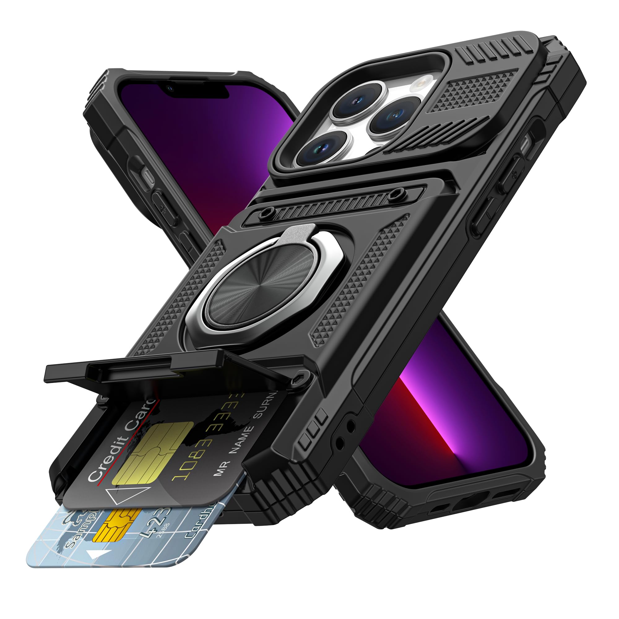 Amazon.com: Vofolen for iPhone 13 Pro Wallet Case with Card Holder