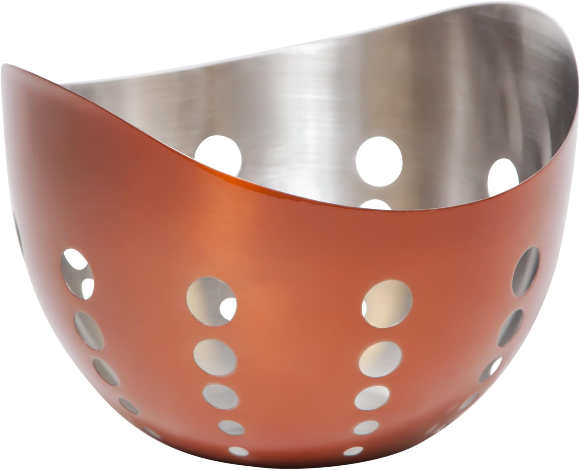 McSunley Stainless Steel Prep N Cook Copper Style Fruit & Bread Basket, Copper