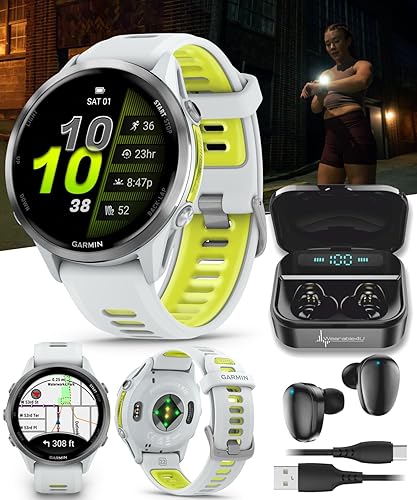 Miniatura 7 de Garmin Forerunner 255 - Reloj inteligente para correr con GPS, información avanzada, batería de larga duración, gris pizarra con paquete Wearable4U