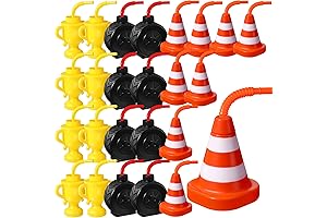 Mifoci Plastic Race Car Cups - Invigorate Your Kids' Party