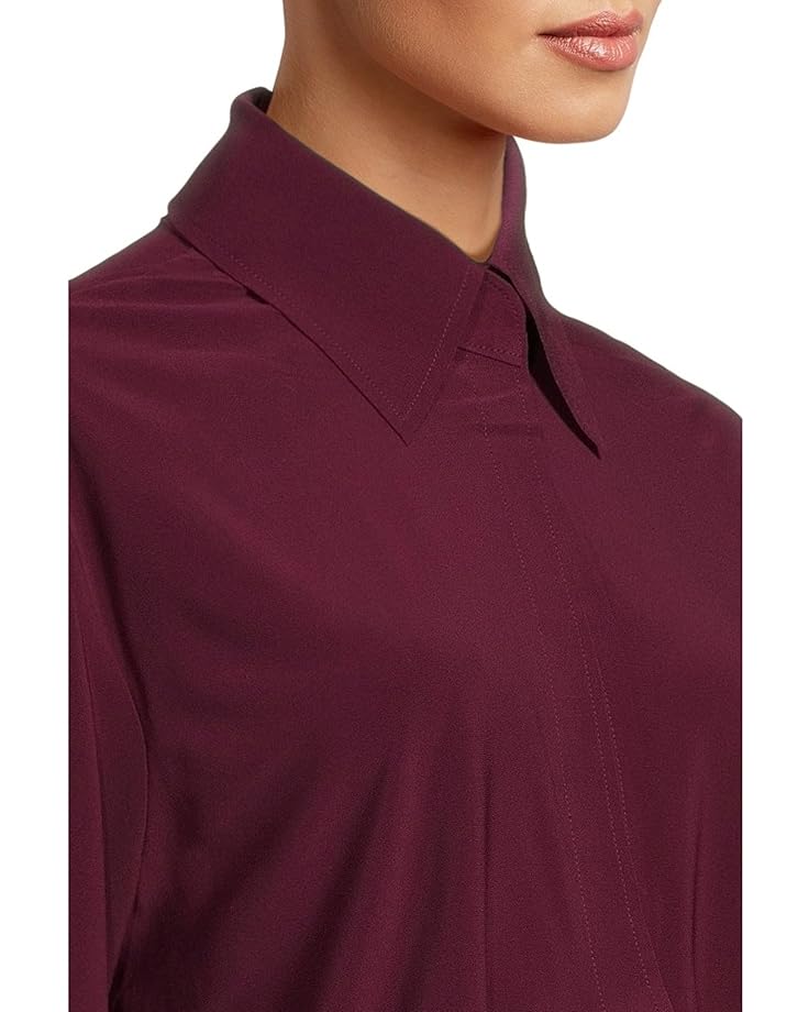 Norma Kamali Boyfriend NK Shirt Shirred Skirt Dress - #4 of 4