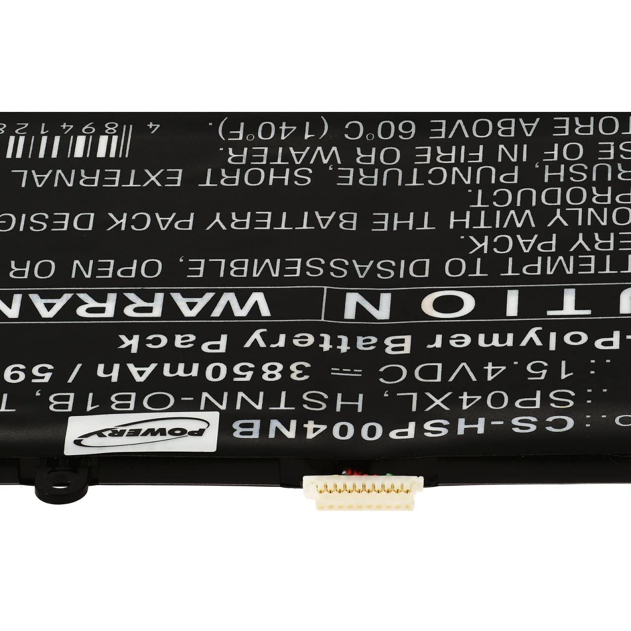 Powery Batería Compatible con HP Modelo L28764-005, 15,4V, Li-Polymer