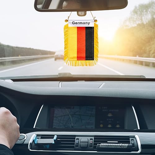 Miniatura 157 de ZXvZYT Bandera argentina colgante de ventana argentina de 3 x 5 pulgadas, mini banderas argentinas para decoración de espejo retrovisor, con ventosa