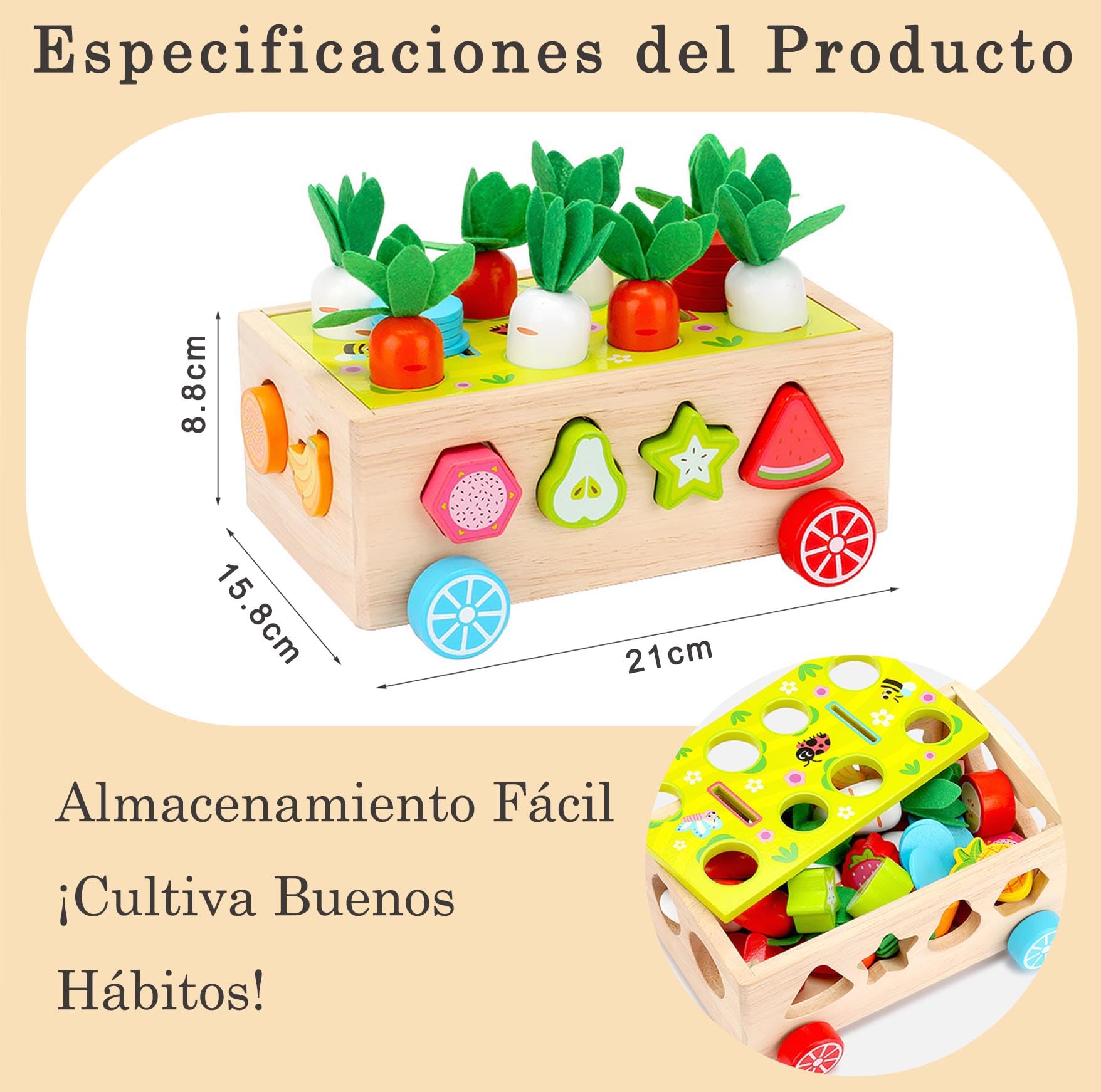 Juguetes Montessori 1 2 3 Años, Juguetes Montessori 1 Años, Juguetes, Juguete Niño 2 Años, Juguete Bebe 1 Año, Juguetes Educativos, Regalo Niño Niña 1-3 Años
