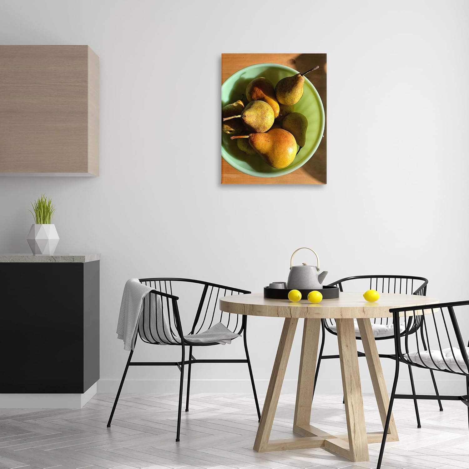 Stupell Industries Kitchen Bowl of Pears Canvas Wall Art Design by Jennifer Redstreake, 24 x 30