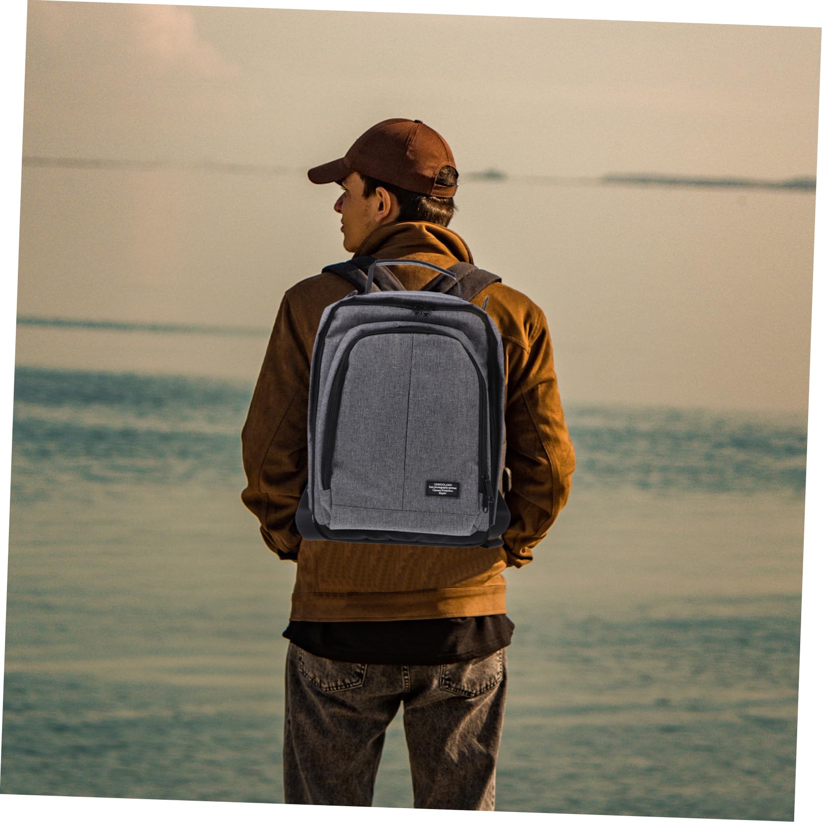 Zaino per Fotocamera Oxford, Comode Spalline per Uso Esterno, Borsa Portaaccessori per Viaggio e Fotografia