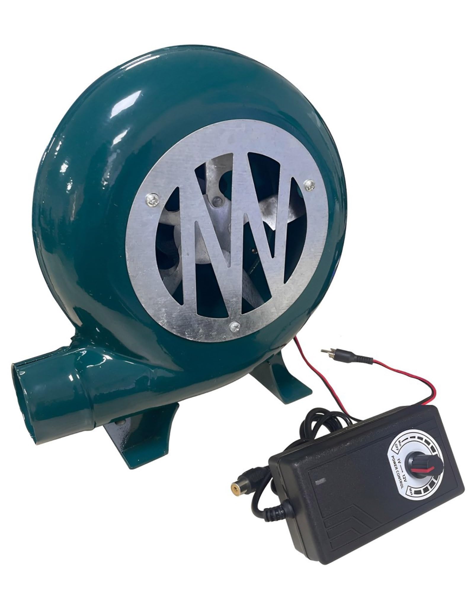 220V Électrique Souffleur De Forge De Forgeron Variable Avec Régulateur(1V- 12V) 20W/30W/40W/60W/80W/100W Souffleur Électrique À Vitesse Variable Portable Pour Les Acativités Extérieures De Camping Piq