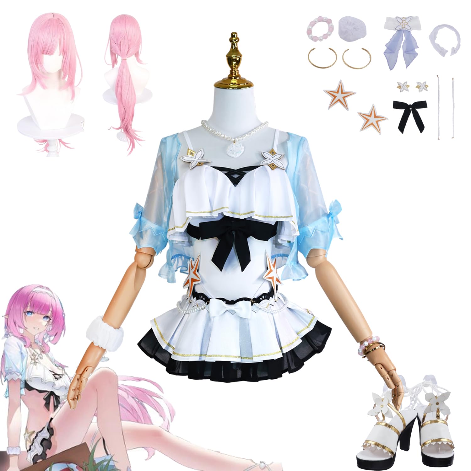 エリシア 水着 コスプレ衣装 崩壊3rd Amazon.co.jp: 崩壊3rd コスプレ エリシア 水着 コスプレ衣装 ウィッグ