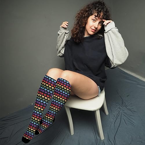 Miniatura 4 de devor Crew Socks for Women Casual for Women's Socks Rain Boot Socks Funny LGBT LGBTQ love is love lesbian gay Prides bi Prides Socks