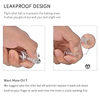 Vista 21 de PrettyCare Paquete de 60 botellas de rodillo de aceite esencial de 0.3 fl oz con bola de rodillo de acero inoxidable – a granel recargable a prueba