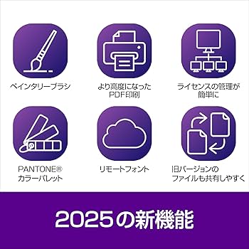 Amazon.co.jp: CorelDRAW Graphics Suite 2025 カード版 : PCソフト