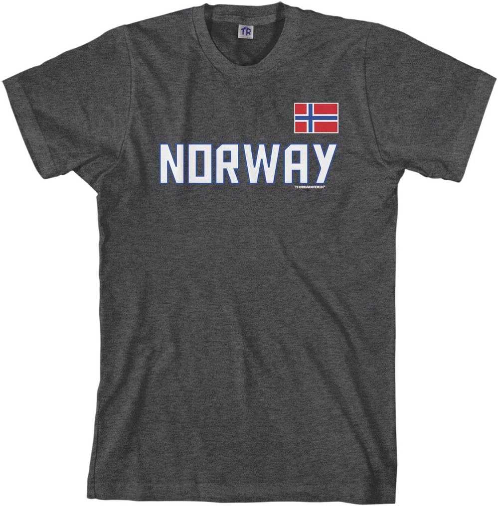 Threadrock Men's Norway National Pride T-Shirt